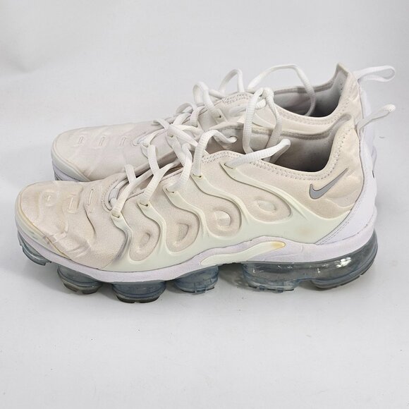NIKE 924453-100 WHITE VAPORMAX PLUS MENS SNEAKER SIZE US 8.5 main image 4